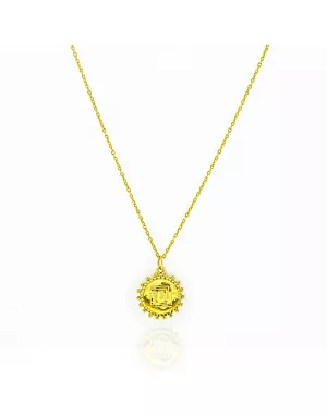 Collier Médaillon Ubuntu Or