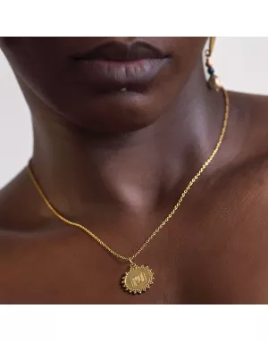 Collier Médaillon Ubuntu Or