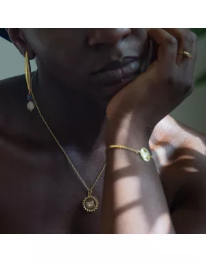 Collier Médaillon Ubuntu Or