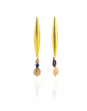 Boucles D'oreilles Line Ubuntu Or