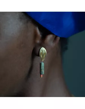 Boucles D'oreilles Bean Ubuntu Or