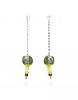 Boucles d'oreilles Multico Yemaya Argent