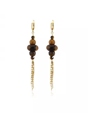 Boucles d'oreilles Nude Nandi Or