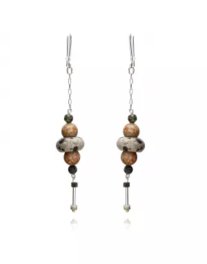 Boucles d'oreilles Terra Nandi Argent