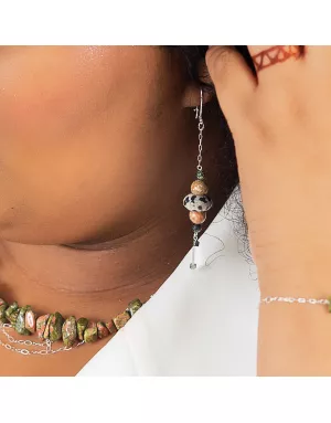 Boucles d'oreilles Terra Nandi Argent