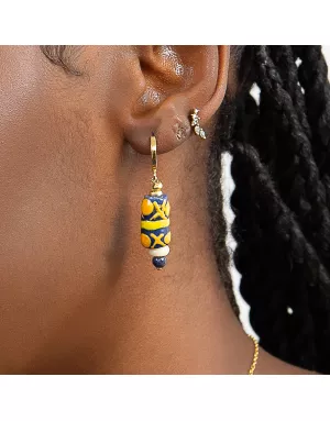 Boucles d'oreilles Royal Nandi Or