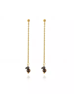 Boucles d'oreilles Line Nandi Or