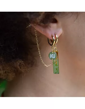 Boucles d'oreilles KU Chaine Ubuntu Or