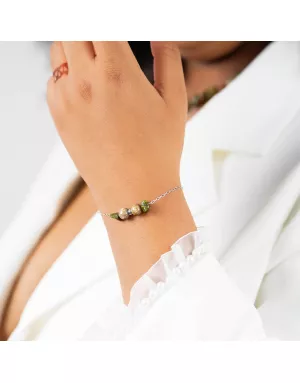 Bracelet Chips Terra Nandi Argent