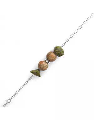 Bracelet Chips Terra Nandi Argent