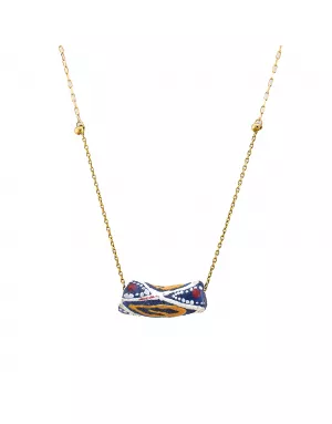Collier médaillon Nandi or