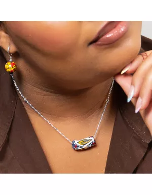 Collier médaillon Nandi Argent