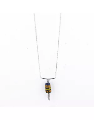 Sautoir médaillon Nandi Argent