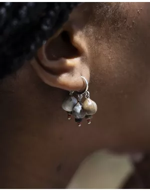 Boucles d'oreilles Mini job Yemaya Argent