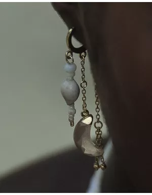 Boucles d'oreilles Mini Murano Yemaya Or